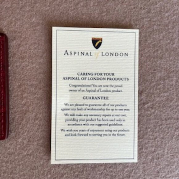 Aspinal of London Mayfair Deep Shine Cherry Ombre Croc Top Handle Handbag Purse - Picture 10 of 10